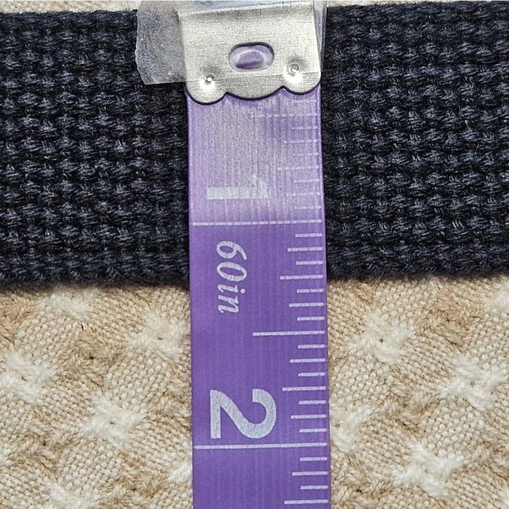 Solid Brass Sport Fisherman Boat Buckle Navy Blue Web Cotton Adjustable Belt